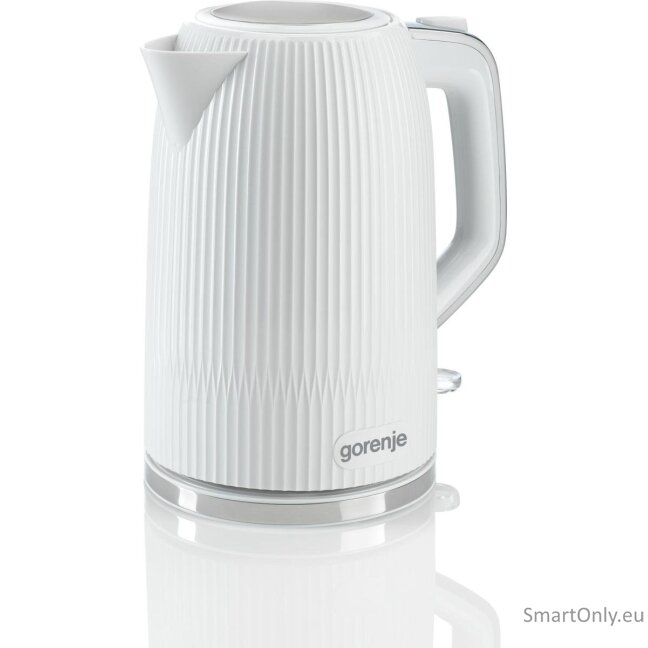 Gorenje Kettle | K17DPW | Electric | 2200 W | 1.7 L | Stainless steel | 360° rotational base | White