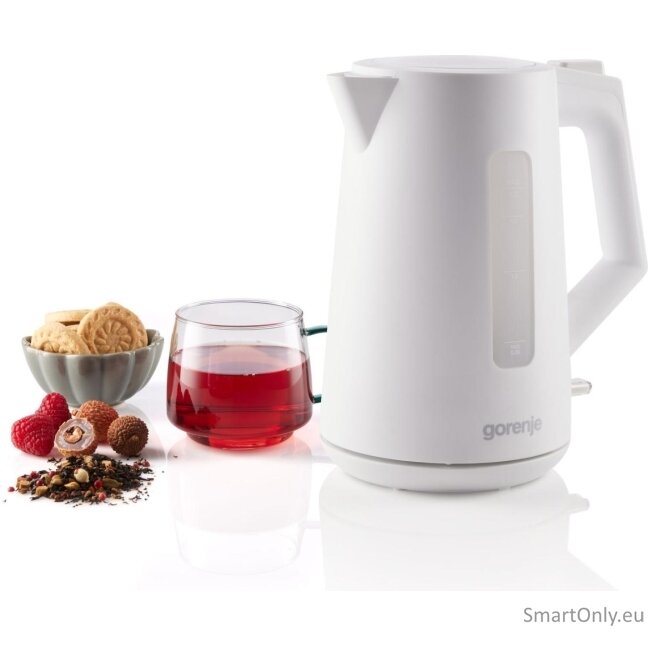 Gorenje Kettle | K17OPW | 2200 W | Electric | 1.7 L | 360° rotational base | Plastic | White 2