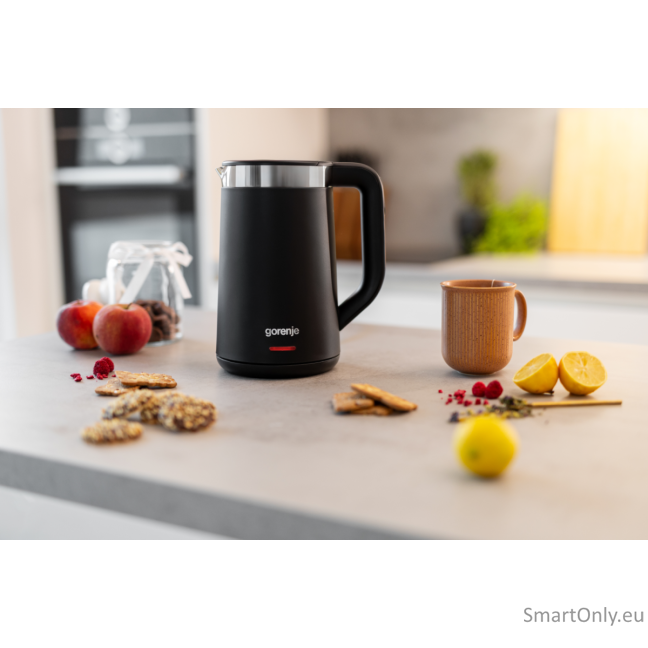 Gorenje Kettle | K17TRDW | Electric | 2200 W | 1.7 L | Plastic/Metal | 360° rotational base | Black 5