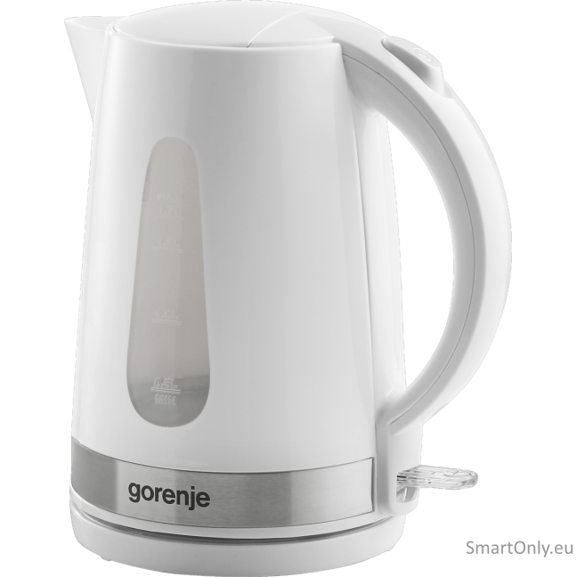 Gorenje Kettle K17WE Electric 2200 W 1.7 L Plastic + metal 360° rotational base White Gorenje Kettle K17WE Electric 2200 W 1.7 L Plastic + metal 360° rotational base White