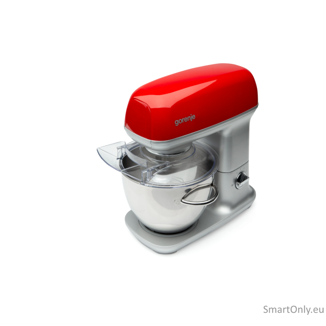 Gorenje Kitchen machine MMC1000RLR Number of speeds 7 1000 W Bowl capacity 4.5 L Meat mincer Stainless Steel/Red 2 Gorenje Kitchen machine MMC1000RLR Number of speeds 7 1000 W Bowl capacity 4.5 L Meat mincer Stainless Steel/Red 2