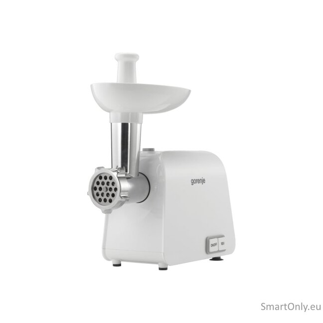 Gorenje | Meat Grinder | MG1602W | White | 1600 W | Number of speeds 1 | Throughput (kg/min) 1.9 Gorenje | Meat Grinder | MG1602W | White | 1600 W | Number of speeds 1 | Throughput (kg/min) 1.9
