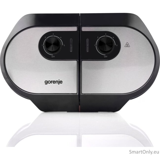 Gorenje | Mini Grill, Waffle plate | WM1400SB | Electric Grill | 1400 W | Diameter 18 cm | Black 1
