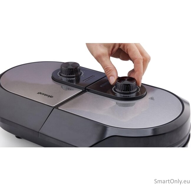 Gorenje | Mini Grill, Waffle plate | WM1400SB | Electric Grill | 1400 W | Diameter 18 cm | Black 7
