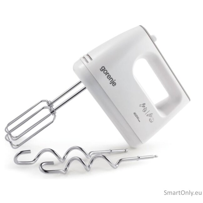 Gorenje | Mixer | M420CW | Hand Mixer | 450 W | Number of speeds 5 | Turbo mode | White 2