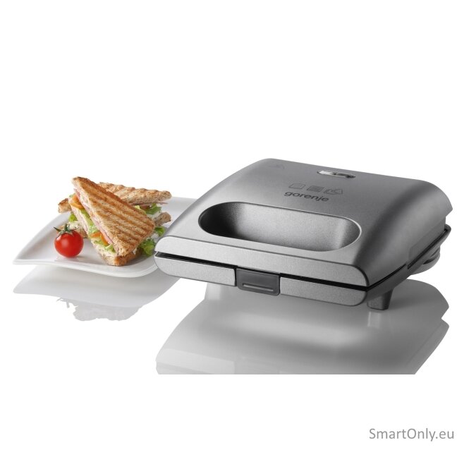 Gorenje | Sandwich maker | SM703GCG | 700 W | Number of plates 3 | Number of pastry 2 | Grey 2 Gorenje | Sandwich maker | SM703GCG | 700 W | Number of plates 3 | Number of pastry 2 | Grey 2