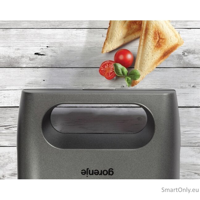 Gorenje | Sandwich maker | SM703GCG | 700 W | Number of plates 3 | Number of pastry 2 | Grey 3