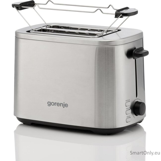 Gorenje Toaster | T800DS | Number of slots 2 | Housing material Stainless steel 2