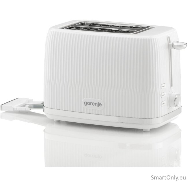 Gorenje Toaster | T850DPW | Number of slots 2 | Housing material Plastic | White 5