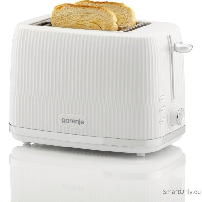 Gorenje Toaster | T850DPW | Number of slots 2 | Housing material Plastic | White 6