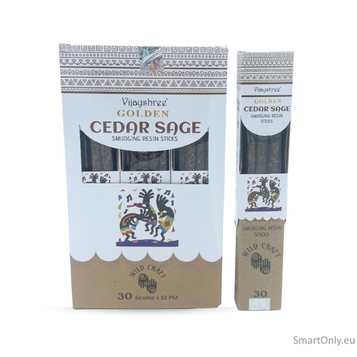Golden Cedar Sage smilkalų lazdelės 1