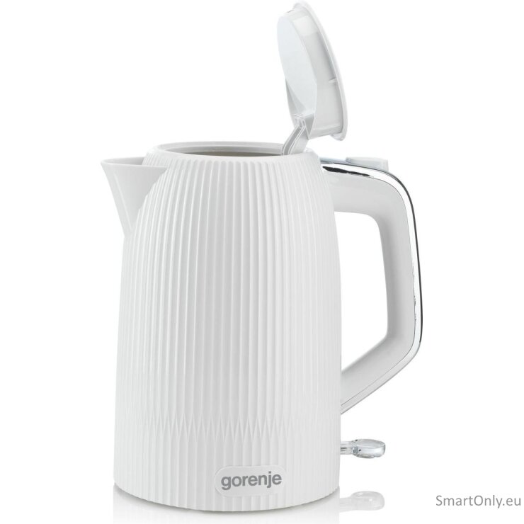 Gorenje Kettle | K17DPW | Electric | 2200 W | 1.7 L | Stainless steel | 360° rotational base | White 5
