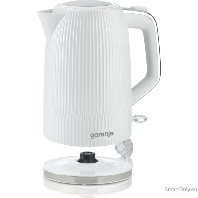 Gorenje Kettle | K17DPW | Electric | 2200 W | 1.7 L | Stainless steel | 360° rotational base | White 4