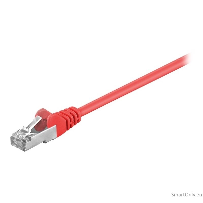 Goobay | CAT 5e patchcable, F/UTP, red 1 Goobay | CAT 5e patchcable, F/UTP, red 1