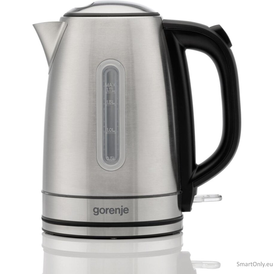 Gorenje Kettle | K17DS | Electric | 2200 W | 1.7 L | Stainless steel | 360° rotational base | Stainless steel Gorenje Kettle | K17DS | Electric | 2200 W | 1.7 L | Stainless steel | 360° rotational base | Stainless steel
