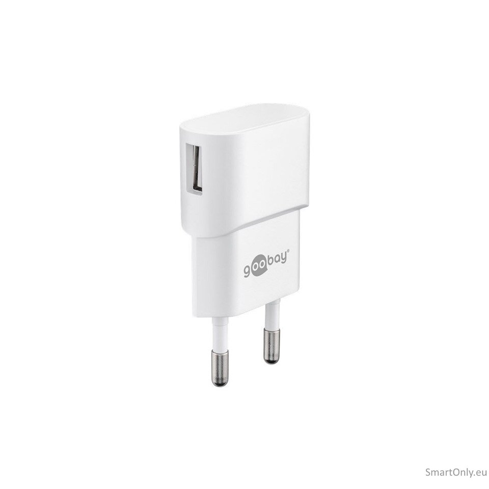 Goobay | USB charger Mains socket | 44948 | USB 2.0 port A | Power Adapter Goobay | USB charger Mains socket | 44948 | USB 2.0 port A | Power Adapter