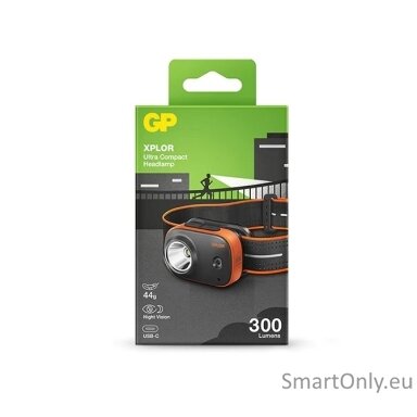 GP Xplor Ultra Compact headlamp PHR16 žibintas ant galvos