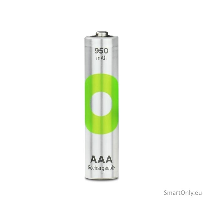 GP R03 AAA ReCyko 950mAh įkraunamos baterijos 4 vnt. (smėlio sp. pakuotė) 1 GP R03 AAA ReCyko 950mAh įkraunamos baterijos 4 vnt. (smėlio sp. pakuotė) 1