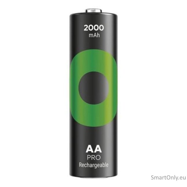 GP R6 AA Recyko PRO 2000mAh įkraunamos baterijos 4 vnt. (nauja pakuotė) 1