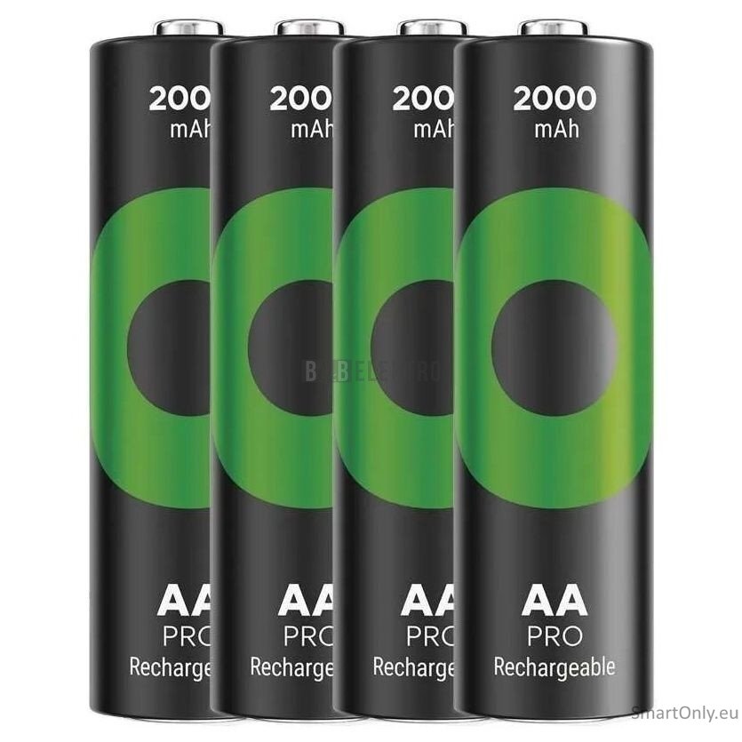 GP R6 AA Recyko PRO 2000mAh įkraunamos baterijos 4 vnt. (nauja pakuotė) 2