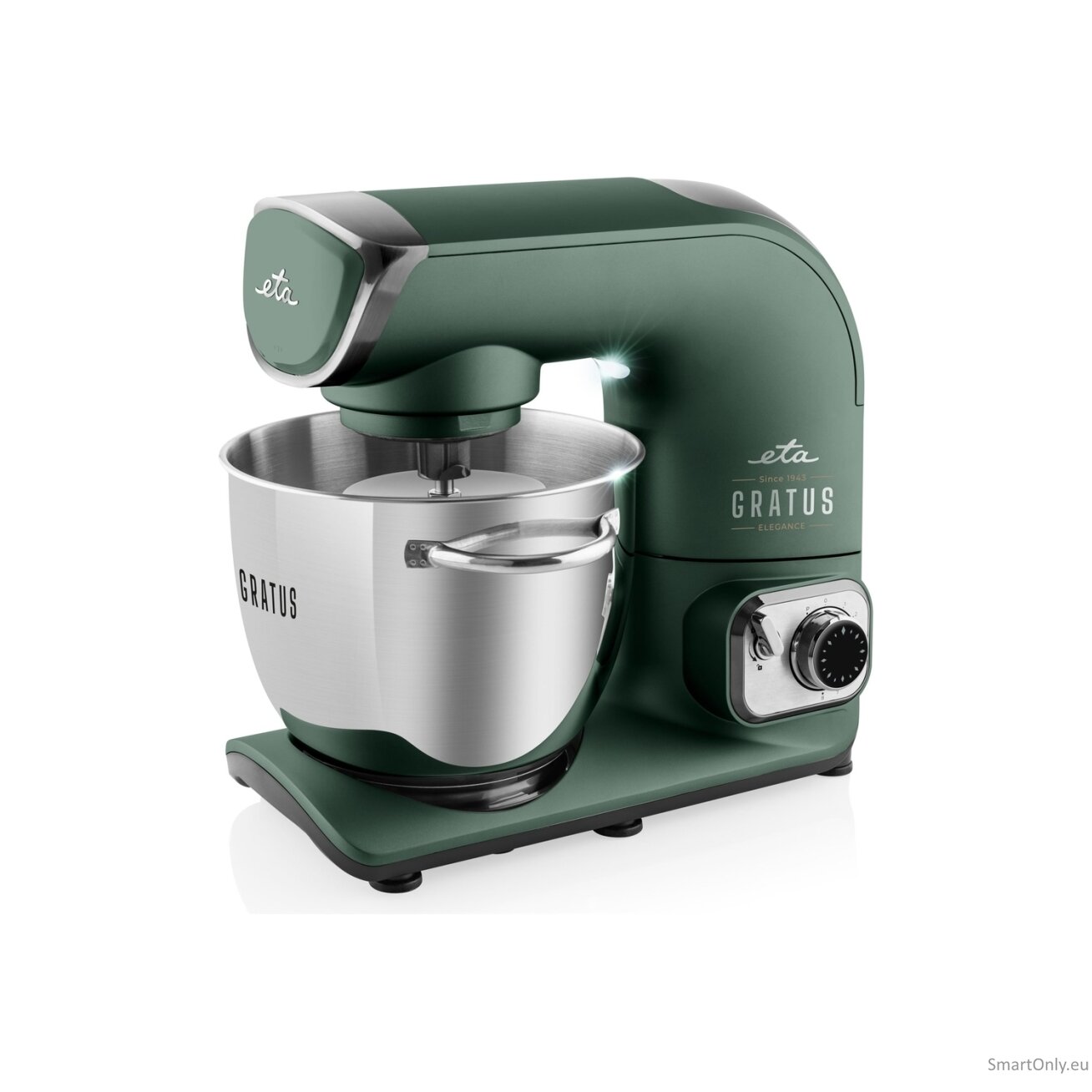 Gratus EVO Elegance ETA102890325 | ETA Kitchen machine | 1500 W | Number of speeds 8 | Bowl capacity 5.5 L | Green Gratus EVO Elegance ETA102890325 | ETA Kitchen machine | 1500 W | Number of speeds 8 | Bowl capacity 5.5 L | Green