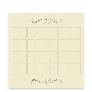 Grand Tableau Lenormand kilimėlis taro kortoms Lo Scarabeo