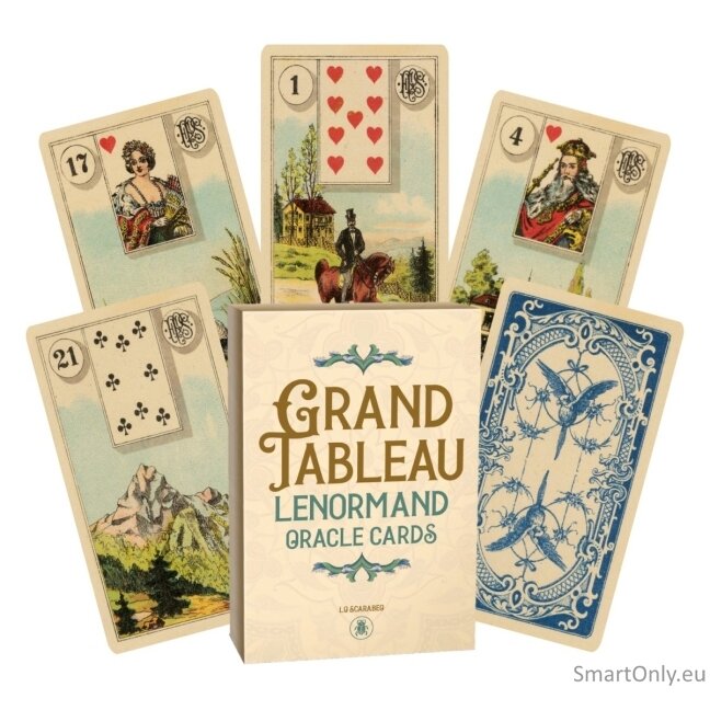Grand Tableau Lenormand Oracle kortos Lo Scarabeo