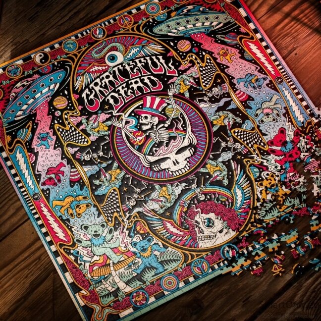 Grateful Dead dėlionė 1000 detalių Theory11 5 Grateful Dead dėlionė 1000 detalių Theory11 5