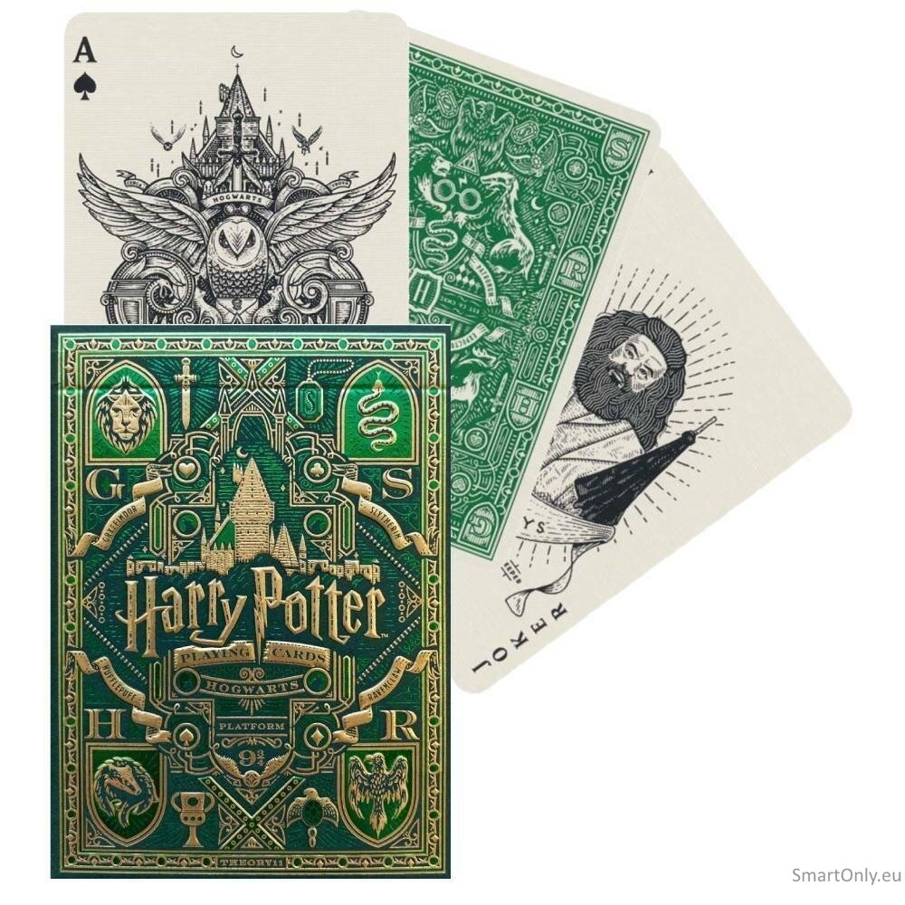 Harry Potter Slytherin Žalios Theory11 žaidimo kortos Harry Potter Slytherin Žalios Theory11 žaidimo kortos