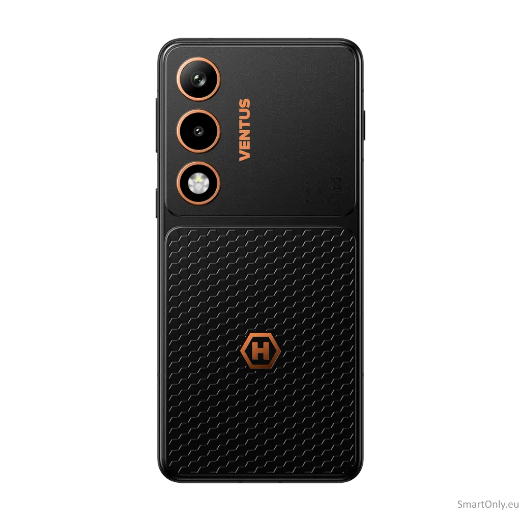 Hammer Ventus 5G | Smartphone | Black | 6.77 " | AMOLED | 2392 x 1080 pixels | MediaTek | Dimensity 7100 | Internal RAM 8 GB | 256 GB | Dual SIM | 3G | 4G | 5G | Main camera resolution 108 MP | Android | Secondary camera resolution 32 MP | 16 | 5000 mAh 2