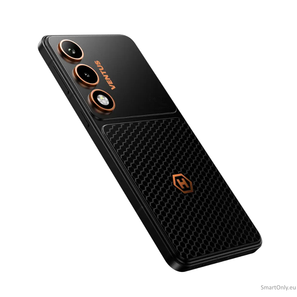 Hammer Ventus 5G | Smartphone | Black | 6.77 " | AMOLED | 2392 x 1080 pixels | MediaTek | Dimensity 7100 | Internal RAM 8 GB | 256 GB | Dual SIM | 3G | 4G | 5G | Main camera resolution 108 MP | Android | Secondary camera resolution 32 MP | 16 | 5000 mAh 8 Hammer Ventus 5G | Smartphone | Black | 6.77 " | AMOLED | 2392 x 1080 pixels | MediaTek | Dimensity 7100 | Internal RAM 8 GB | 256 GB | Dual SIM | 3G | 4G | 5G | Main camera resolution 108 MP | Android | Secondary camera resolution 32 MP | 16 | 5000 mAh 8