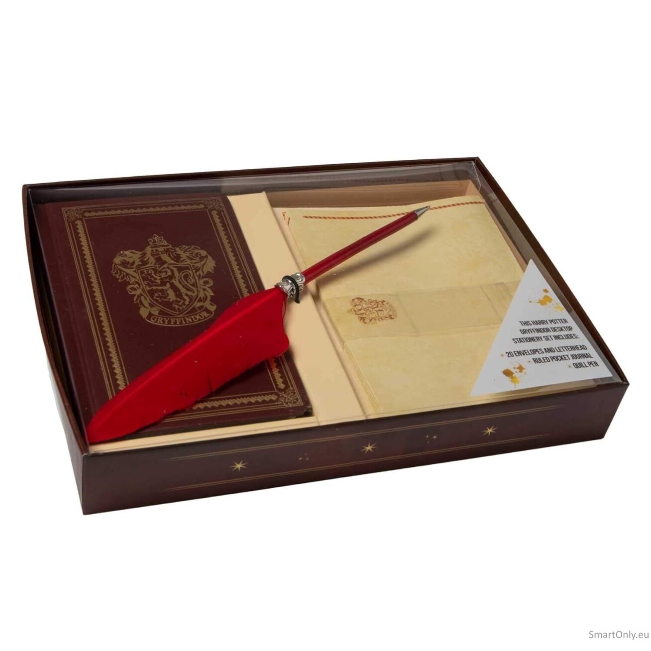 Harry Potter: Gryffindor Stacionarus stalo rinkinys (su rašikliu) Insight Editions 1