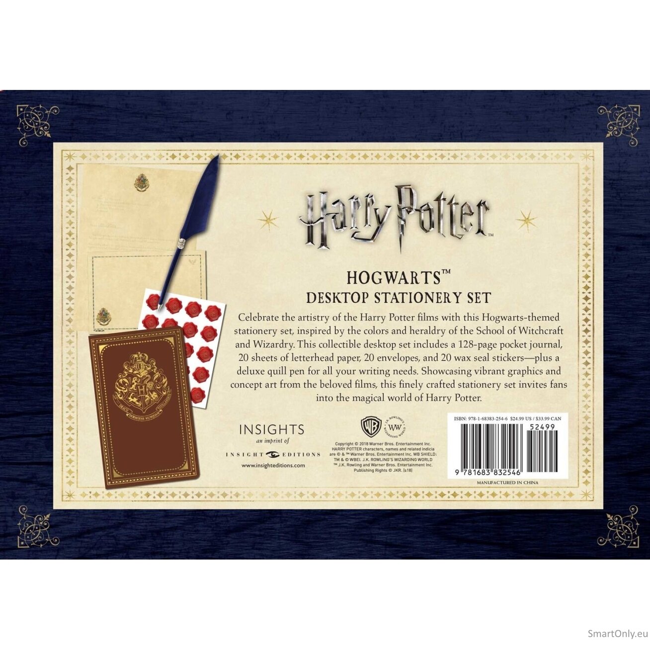 Harry Potter: Hogwarts School of Witchcraft and Wizardry Stacionarus stalo rinkinys (su rašikliu) Insight Editions 7 Harry Potter: Hogwarts School of Witchcraft and Wizardry Stacionarus stalo rinkinys (su rašikliu) Insight Editions 7