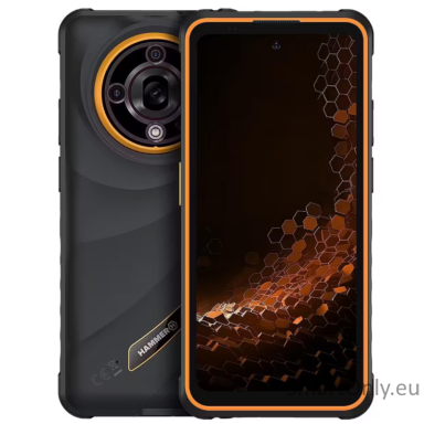 Hammer Iron 6 | Orange | 6.56 " | IPS | 1612 x 720 pixels | Mediatek | Dimensity 6300 | Internal RAM 6 GB | 128 GB | microSD | Dual SIM | 4G | 5G | Main camera resolution 64 MP | Android | 15 | 6050 mAh