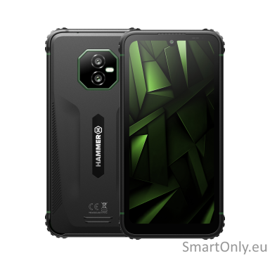 Hammer | Ranger | Black/Green | 6 " | IPS | 1560 x 720 pixels | Mediatek | Helio G99 | Internal RAM 6 GB | 128 GB | microSD | Dual SIM | 3G | 4G | Main camera resolution 50 MP | Android | 15 | 5000 mAh