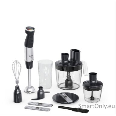 Tefal Quickchef+ | Hand blender | HB67G830 | 1000 W | Speed Settings Presets | Turbo function | Black | Silver Tefal Quickchef+ | Hand blender | HB67G830 | 1000 W | Speed Settings Presets | Turbo function | Black | Silver