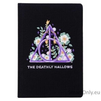 Harry Potter: Deathly Hallows siuvinėta užrašinė Insight Editions