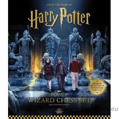 Harry Potter: The Pop-Up Wizard šachmatų rinkinys Insight Editions Harry Potter: The Pop-Up Wizard šachmatų rinkinys Insight Editions
