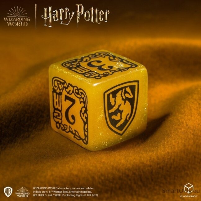 Harry Potter. Hufflepuff Modern Dice kauliukų rinkinys (geltonos sp.) 3 Harry Potter. Hufflepuff Modern Dice kauliukų rinkinys (geltonos sp.) 3