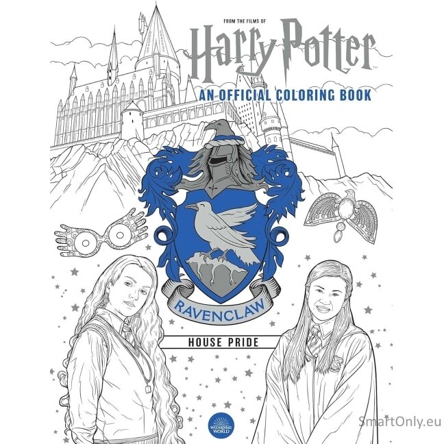 Harry Potter: Ravenclaw House Pride: The Official Spalvinimo knyga Insight Editions Harry Potter: Ravenclaw House Pride: The Official Spalvinimo knyga Insight Editions