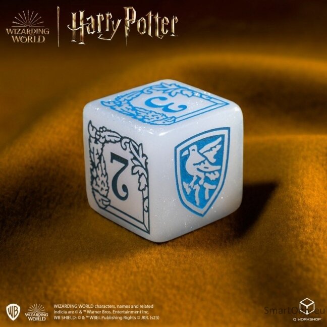 Harry Potter. Ravenclaw Modern Dice kauliukų rinkinys (baltos sp.) 4 Harry Potter. Ravenclaw Modern Dice kauliukų rinkinys (baltos sp.) 4