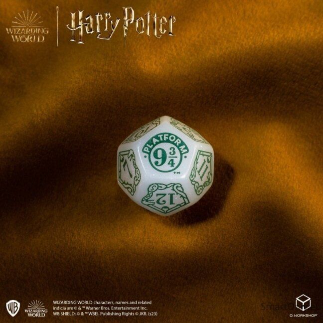 Harry Potter. Slytherin Modern Dice kauliukų rinkinys (baltos sp.) 2 Harry Potter. Slytherin Modern Dice kauliukų rinkinys (baltos sp.) 2