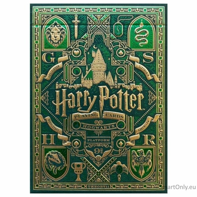 Harry Potter Slytherin Žalios Theory11 žaidimo kortos 1 Harry Potter Slytherin Žalios Theory11 žaidimo kortos 1