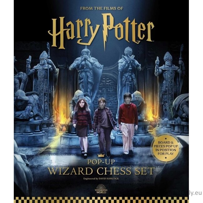 Harry Potter: The Pop-Up Wizard šachmatų rinkinys Insight Editions 1 Harry Potter: The Pop-Up Wizard šachmatų rinkinys Insight Editions 1