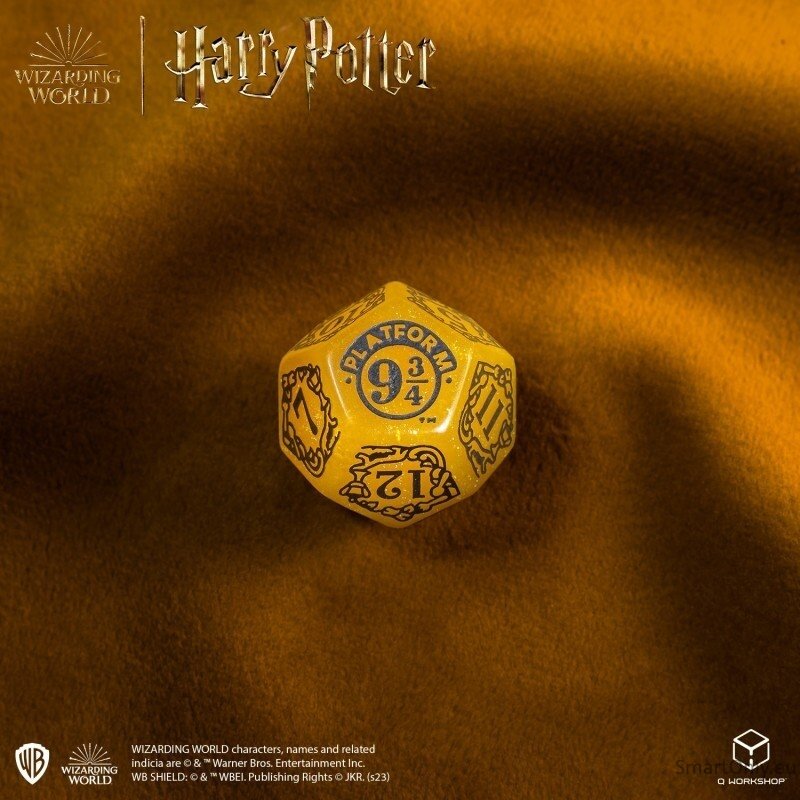 Harry Potter. Hufflepuff Modern Dice kauliukų rinkinys (geltonos sp.) 2 Harry Potter. Hufflepuff Modern Dice kauliukų rinkinys (geltonos sp.) 2