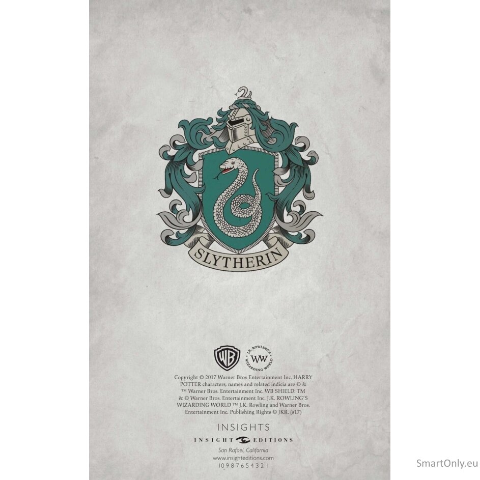 Harry Potter: Slytherin kišeninė užrašinė Insight Editions 2