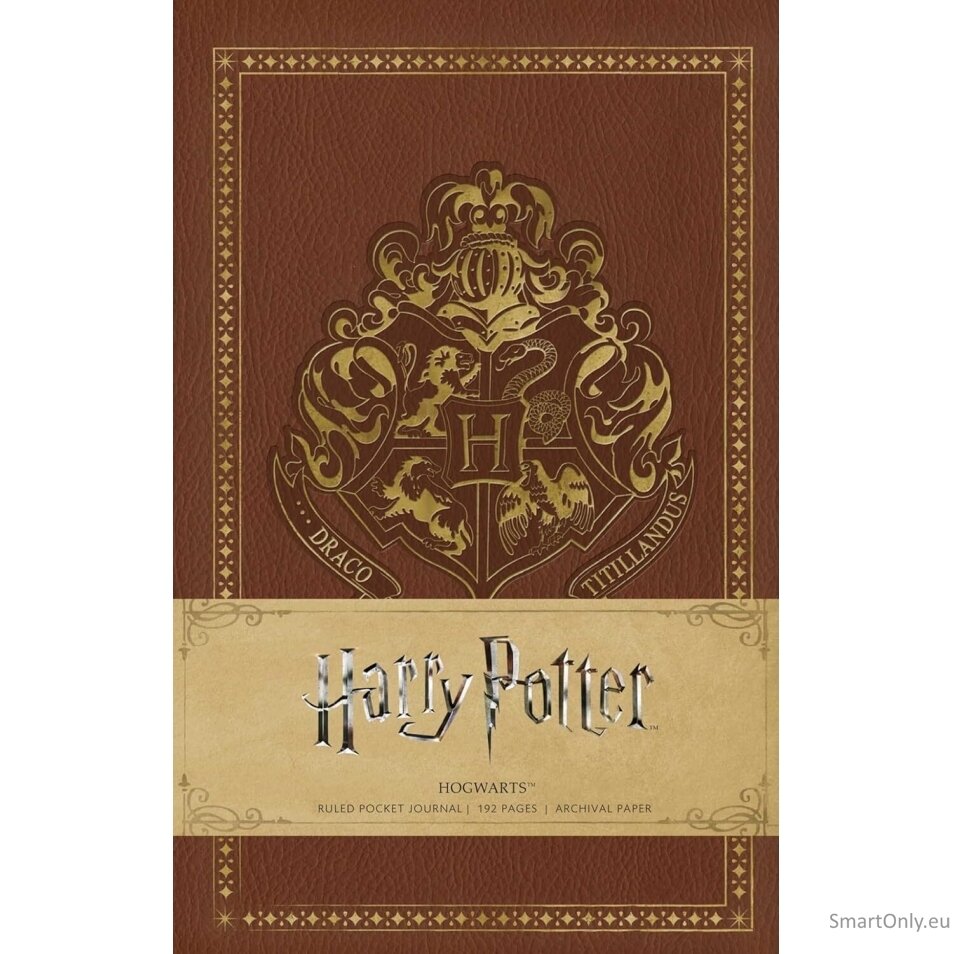 Harry Potter: Hogwarts kišeninė užrašinė Insight Editions 1 Harry Potter: Hogwarts kišeninė užrašinė Insight Editions 1