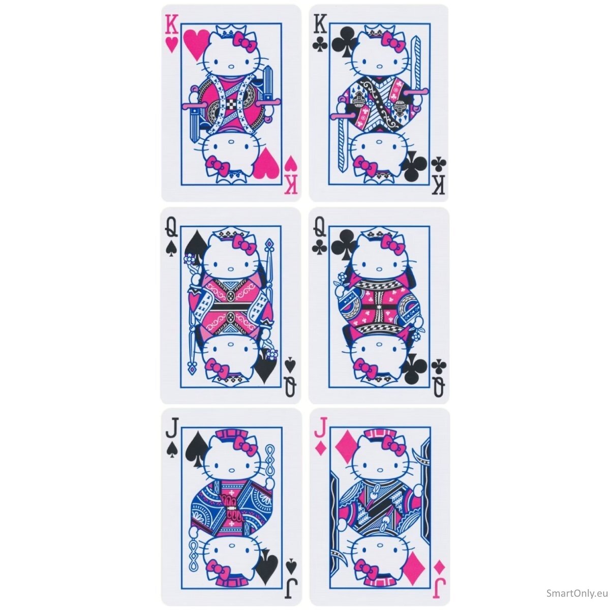 Hello Kitty Black & Pink žaidimo kortos 3 Hello Kitty Black & Pink žaidimo kortos 3