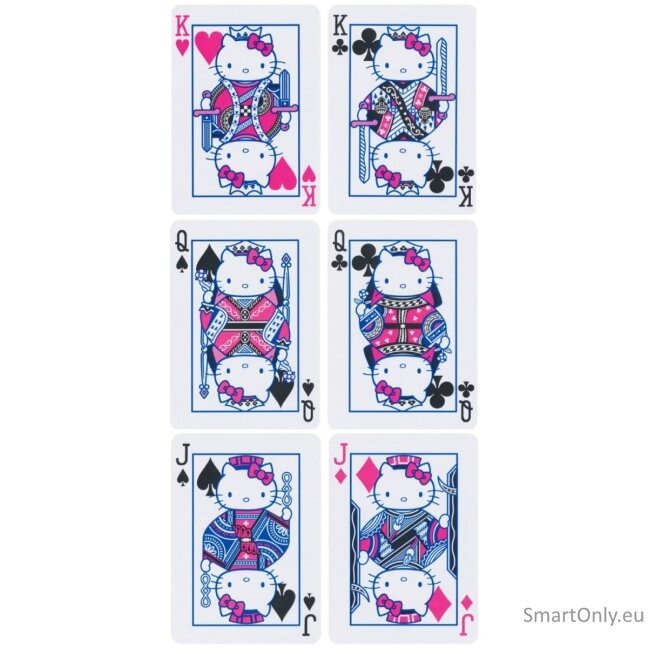 Hello Kitty Black & Pink žaidimo kortos 3