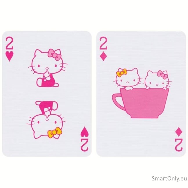 Hello Kitty Black & Pink žaidimo kortos 6